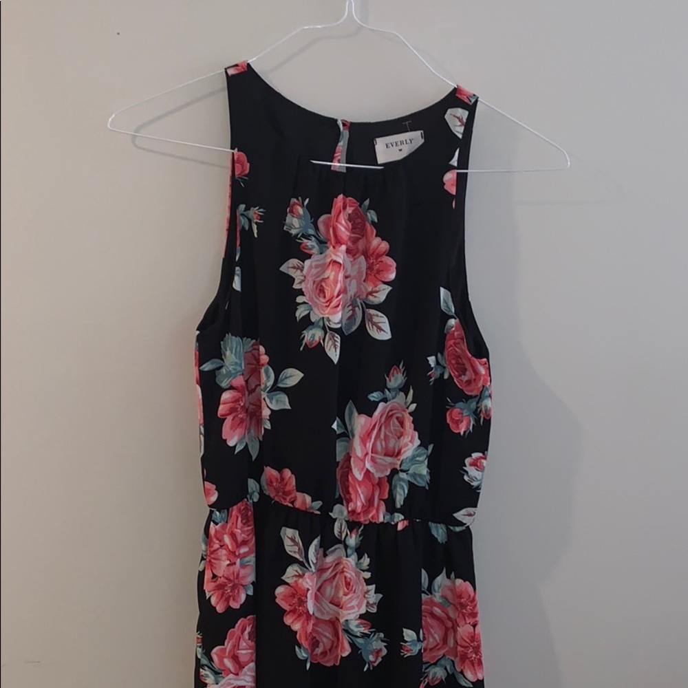 Printed maxi dress
